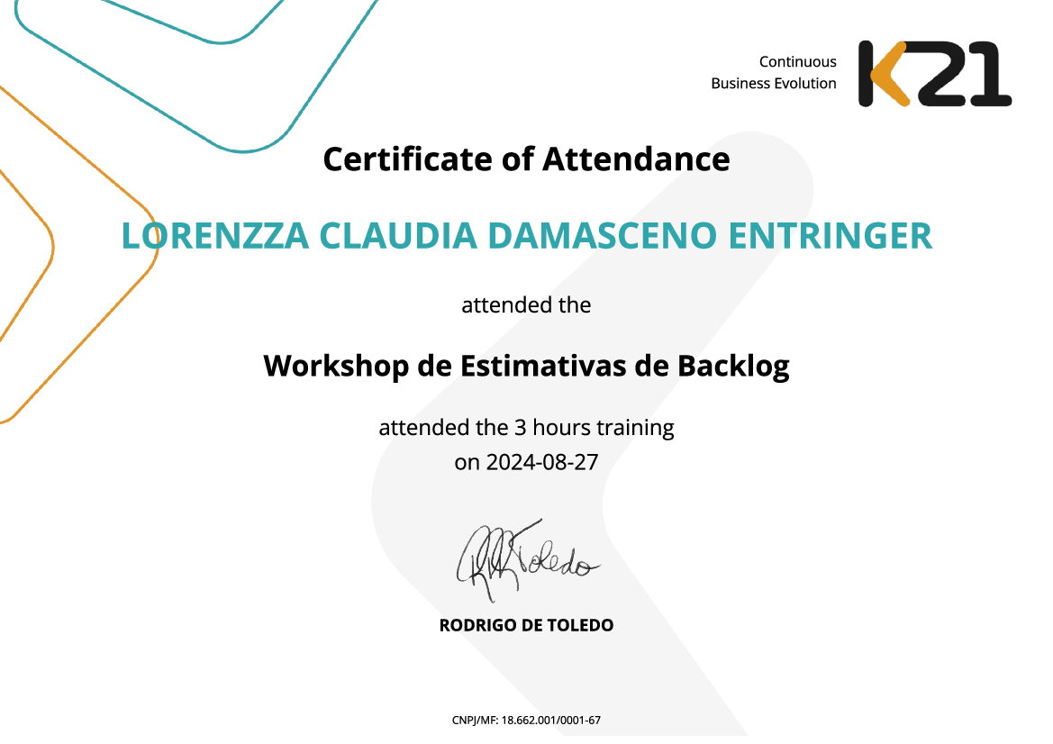 Certificado K21